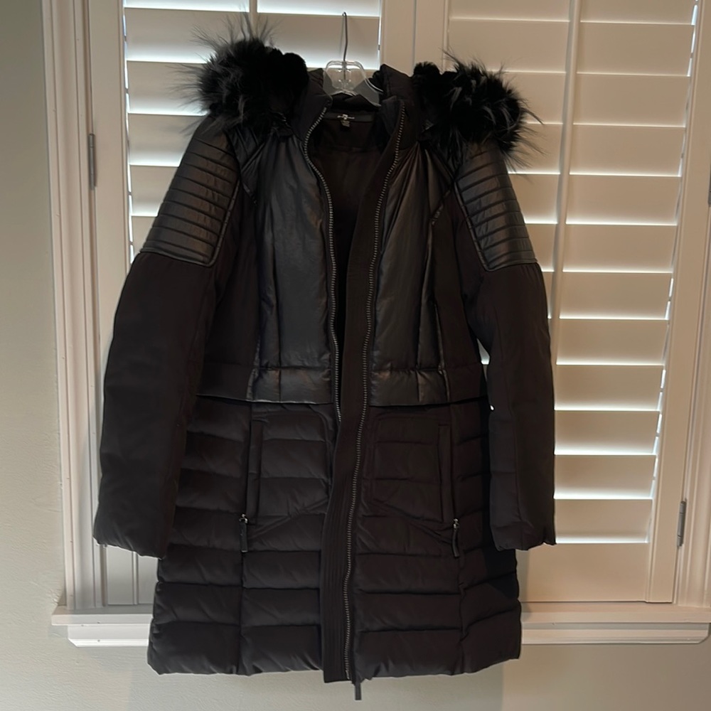 7 for all Mankind long puffer jacket